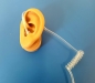 AntiAQUA Schallschlauch Security Headset 3.5mm Klinkens. auswechselbare Ohroliven, Ersatzsöpsel