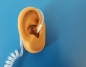 Earmold lässt luft in das Ohr