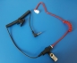 Schallschlauch rot Ohrhörer Security Headset mit 3,5mm Klinkenstecker