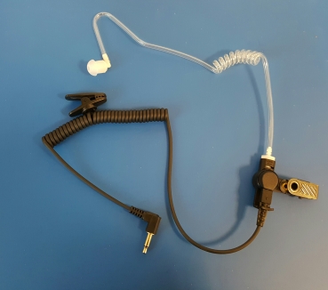 Schallschlauch Security Headset mit 3,5mm Klinkenstecker