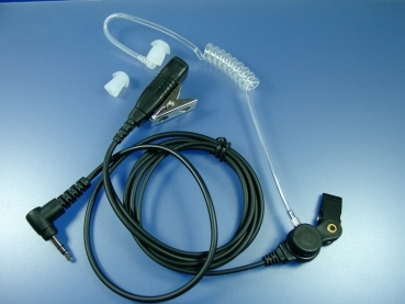 Funkgeräte Schallschlauch Headset mit Klinkenstecker 3,5mm mit Mikrofon