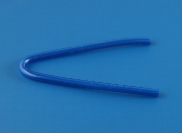 Schallschlauch gebogen 2,0 x 3,0 mm blau