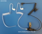 Schallschlauch Security Headset mit 3,5mm Klinkenstecker