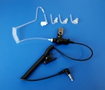 Polizei/Feuerwehr Headset halbverdeckte Trageweise